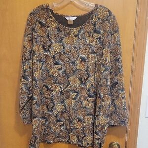 Allison Daley Multicolor Long Sleeve Top